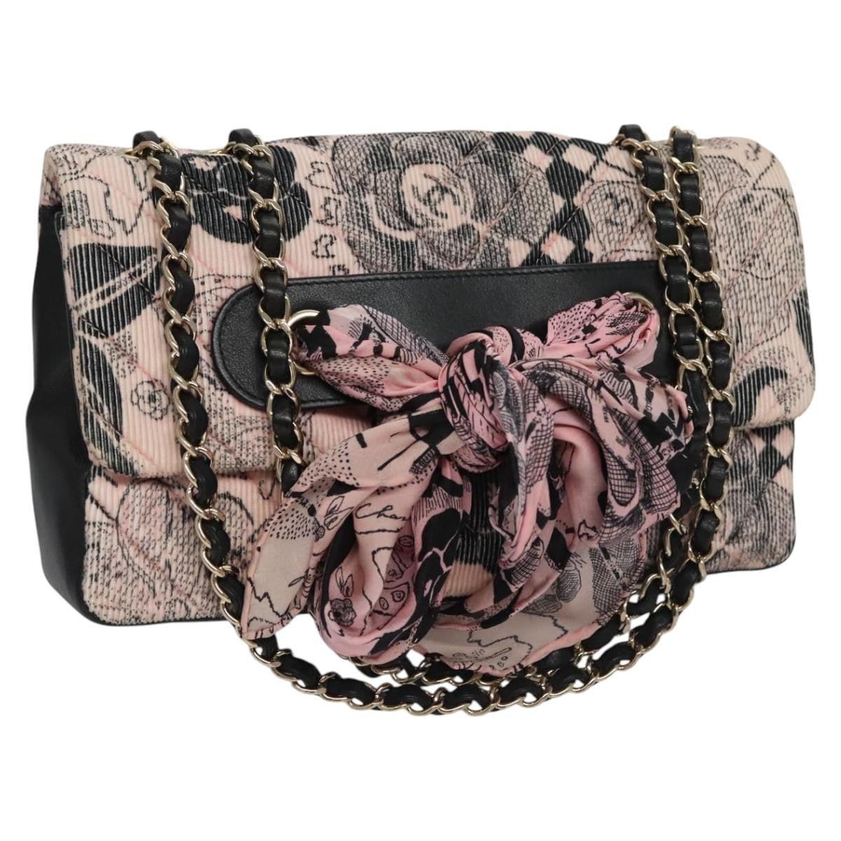 Chanel Flap Shoulder Bag Canvas - image 1