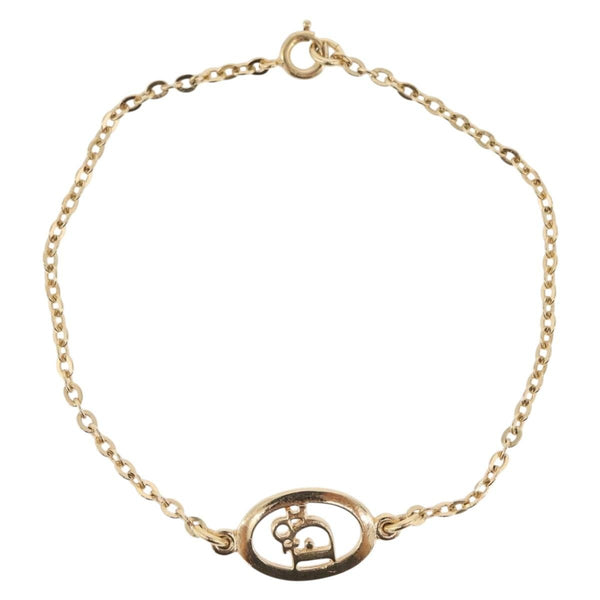 Christian Dior Vintage logo Bracelet Metal