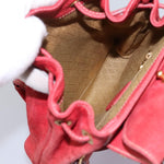 Gucci Gucci bamboo backpack daim mini - image 5