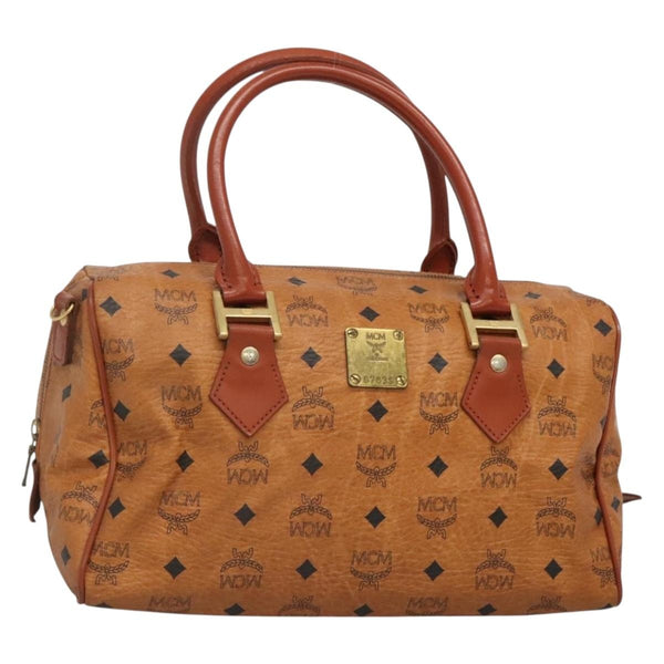 MCM Visetos Handbag Canvas and Leather - image 1
