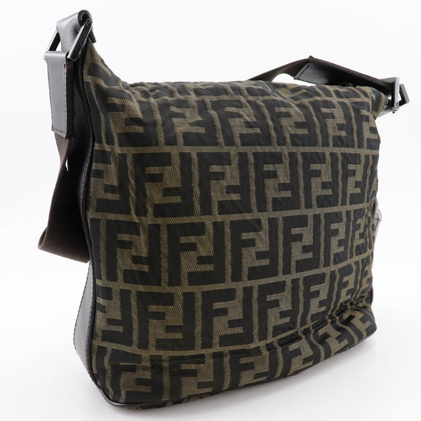 Fendi Logo Zucca Shoulder Bag Zucca