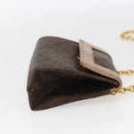 Celine Vintage Macadam Shoulder Bag Canvas and Leather - image 4