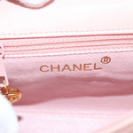 Chanel Vintage Camellia Flap Bag Quilted Lambskin Micro - image 6
