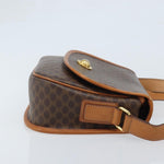 Celine Vintage Macadam Shoulder Bag Canvas and Leather - image 3
