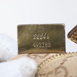 Gucci Vintage Double Belt Bag GG Coated Canvas with Leather - image 7