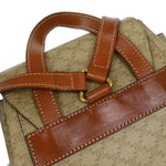 Celine Vintage Macadam Backpack Canvas and Leather - image 6