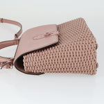 Salvatore Ferragamo Boxyz Top Handle Bag Woven Leather Medium - image 4