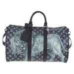 Louis Vuitton Keepall Bandouliere Bag Limited Edition Chapman Savane Monogram Canvas 45 - image 1