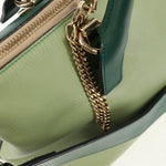 Chloe Bicolor Baylee Satchel Leather Small - image 12
