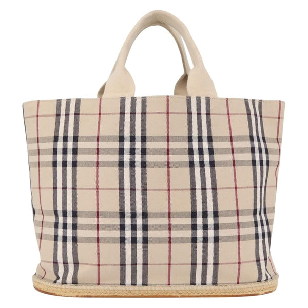 Burberry Nova Check Tote canvas check pattern Small