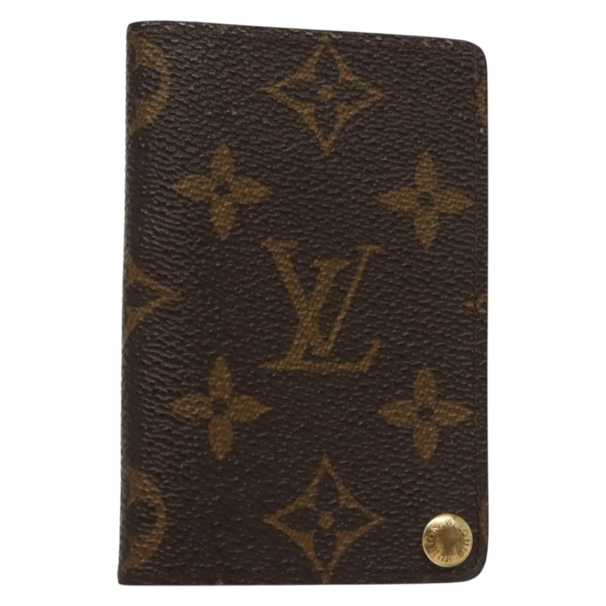Louis Vuitton Porte Cartes Pression Card Case Monogram Canvas - image 1