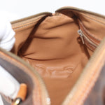 Celine Vintage Macadam Shoulder Bag Canvas and Leather - image 20
