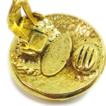 Chanel CC Button Clip-On Earrings Metal - image 3