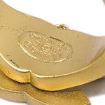 Chanel Logo Bangle with Chain Attached CC Ring Metal with Crystal - image 4