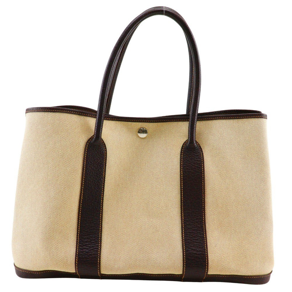 Hermes Garden Party Tote Toile and Leather 36 - image 1