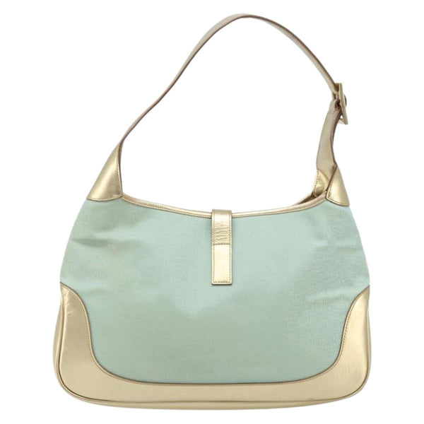 Gucci Vintage Jackie Shoulder Bag Canvas and Leather