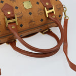 MCM Visetos Handbag Canvas and Leather - image 7