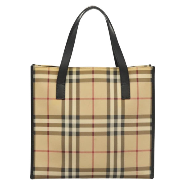Burberry Nova Check Tote canvas check pattern Small