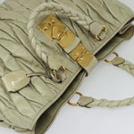 Miu Miu Coffer Convertible Satchel Leather - image 13