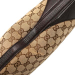 Gucci Vintage Horsebit Shoulder bag Canvas - image 4