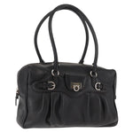 Salvatore Ferragamo Gancini Buckle Shoulder Bag Leather Large - image 18