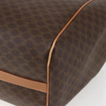 Celine Vintage Macadam Shoulder Bag Canvas and Leather - image 9