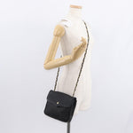 Bally Vintage Chain Shoulder Bag Quilted Leather - image 13