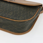 Christian Dior Vintage Honeycomb Flap Crossbody Bag Canvas and Leather - image 8