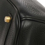 Hermes Birkin Handbag Taurillon Clemence 35 - image 9