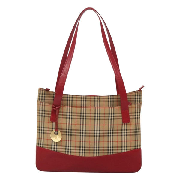 Burberry Nova Check Tote Canvas and Leather - image 1