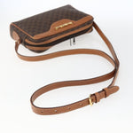 Celine Vintage Macadam Shoulder Bag Canvas and Leather - image 8