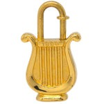 Hermes Harp Cadena Padlock 1996 Limited Metal Design - image 2