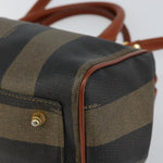 Fendi Vintage Pequin Convertible Boston Bag Coated Canvas Small - image 11
