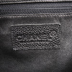 Chanel Embossed Logo Bowler Bag Quilted Caviar Small - image 4