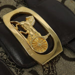 Celine C Sulky Shoulder bag Canvas and Leather - image 12