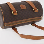 Celine Vintage Macadam Shoulder Bag Canvas and Leather - image 15