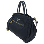 Prada Zip Convertible Shopping Tote Tessuto with Saffiano Leather Medium - image 4