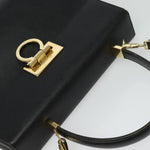 Salvatore Ferragamo Gancini Convertible Top Handle Bag Leather Medium - image 12