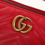 Gucci GG Marmont Pochette Shoulder Bag Matelasse Leather Small - image 14