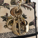 Christian Dior Lady D-Lite Bag Embroidered Canvas Medium - image 13