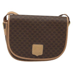 Celine Vintage Macadam Shoulder Bag Canvas and Leather - image 1