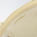 Chanel Vintage Embossed Logo Shoulder Bag Patent - image 6