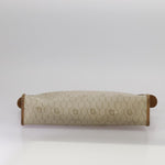 Christian Dior Vintage Honeycomb Zip Pouch Canvas and Leather - image 12