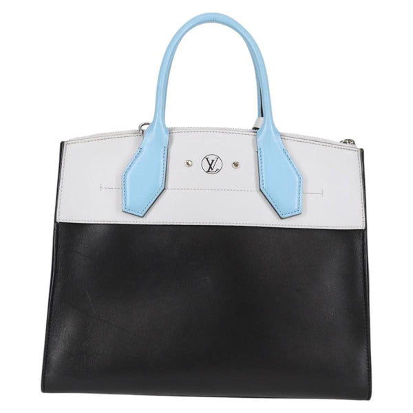 Louis Vuitton City Steamer Handbag Leather MM