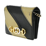 Gucci Zumi Chain Card Case Diagonal Quilted Leather - image 3