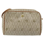 Christian Dior Vintage Honeycomb Shoulder Bag Canvas - image 1