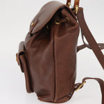 Gucci Vintage Bamboo Backpack Leather Mini - image 3
