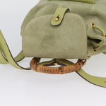 Gucci Gucci bamboo backpack daim mini - image 13