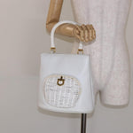 Salvatore Ferragamo Vintage Gancini Convertible Top Handle Bag Leather - image 15