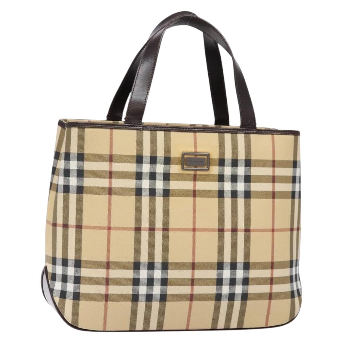 Burberry Vintage Tote Vintage Check Coated Canvas Small - image 1